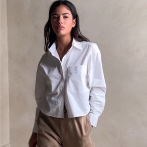 Banana republic white shirt long sleeves